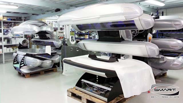 Produzione solarium e lampade abbronzanti
